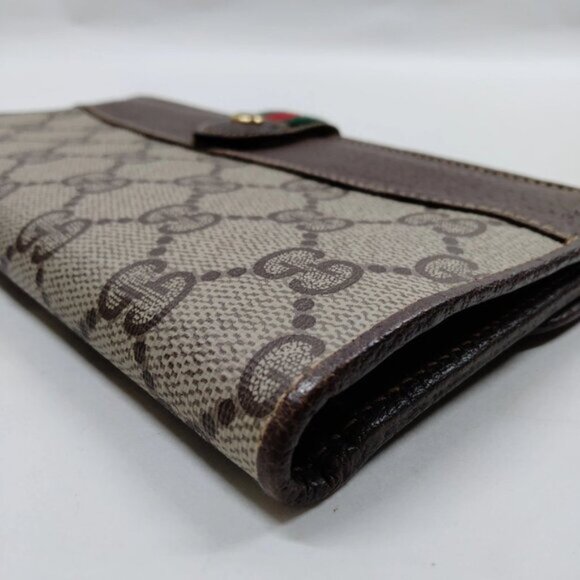 Gucci Long Wallet Brown PVC mon300-102525 - Picture 4 of 9